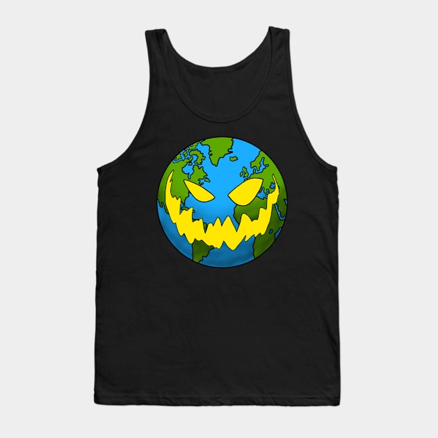 Halloween Earth 2020 Tank Top by tabslabred